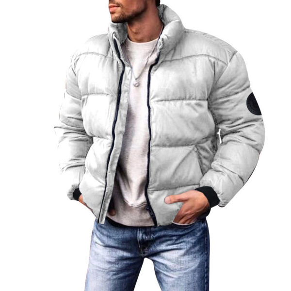 Coat Stand-up Collar Downcotton-padded Jacket Thickened Men's Cotton Jacket – Bild 10