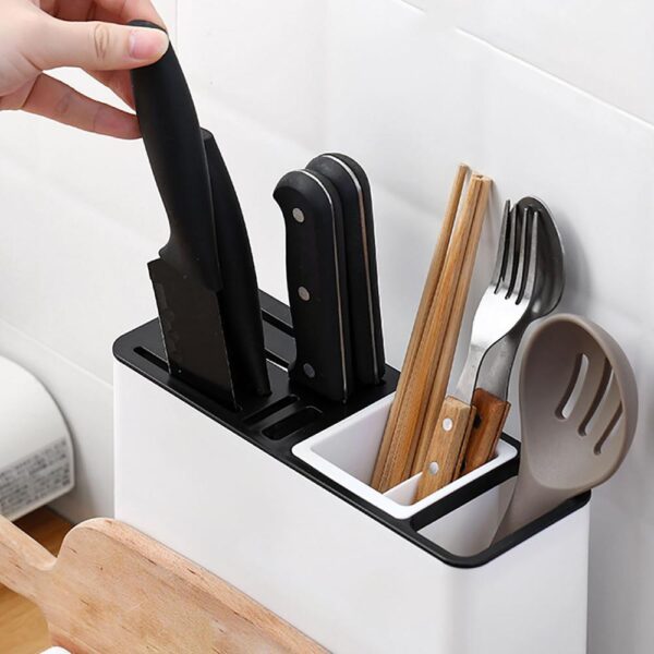 Tableware Storage Holders Kitchen Knife Plastic Storages Racks For Kitchen Convenience Cabinet Kitchen Gadgets – Bild 7