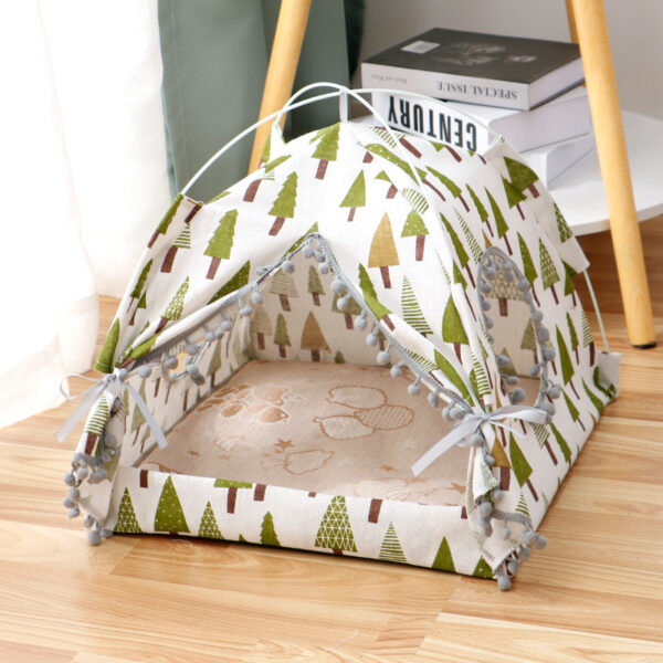 Cat Tent Cat Cat House Enclosed Pet Bed – Bild 3