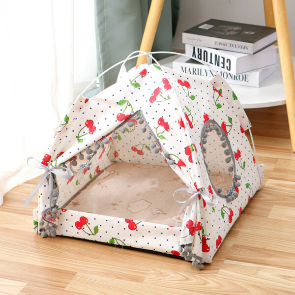 Cat Tent Cat Cat House Enclosed Pet Bed – Bild 6