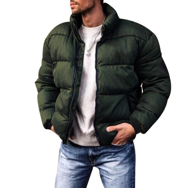 Coat Stand-up Collar Downcotton-padded Jacket Thickened Men's Cotton Jacket – Bild 6