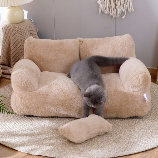 Luxury Cat Bed Sofa Winter Warm Cat Nest Pet Bed For Small Medium Dogs Cats Comfortable Plush Puppy Bed Pet Supplies – Bild 2