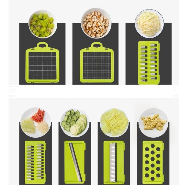 Multifunctional Vegetable Cutter Home Kitchen Slicing And Dicing Fruit Artifact – Bild 4