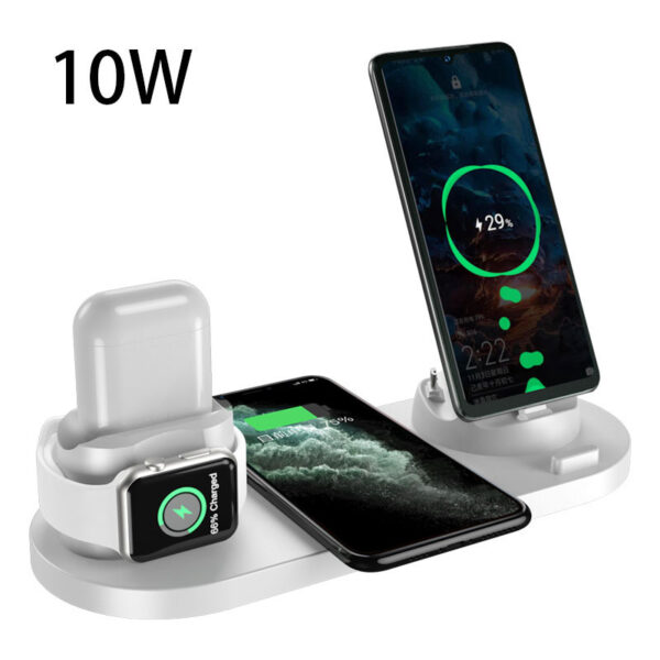 Wireless Charger For IPhone Fast Charger For Phone Fast Charging Pad For Phone Watch 6 In 1 Charging Dock Station – Bild 6