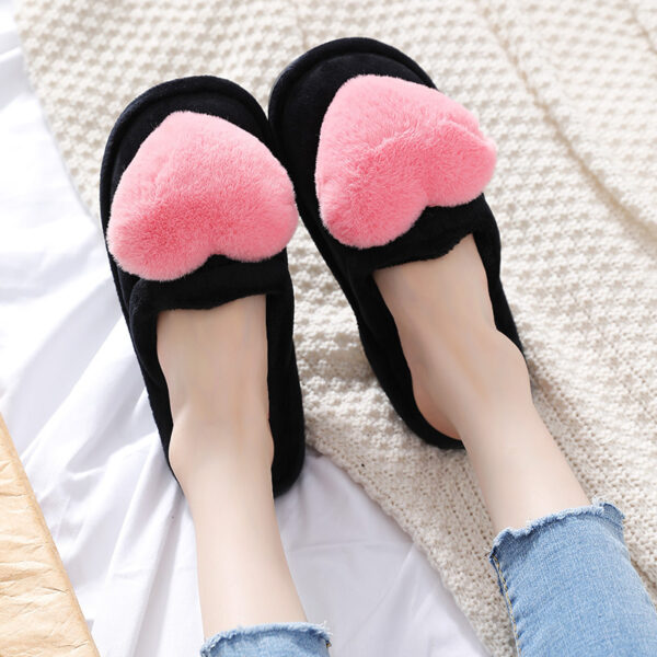 Cute Love Slipper Winter Warm Fluffy Shoes Home Slippers For Valentine's Day – Bild 5