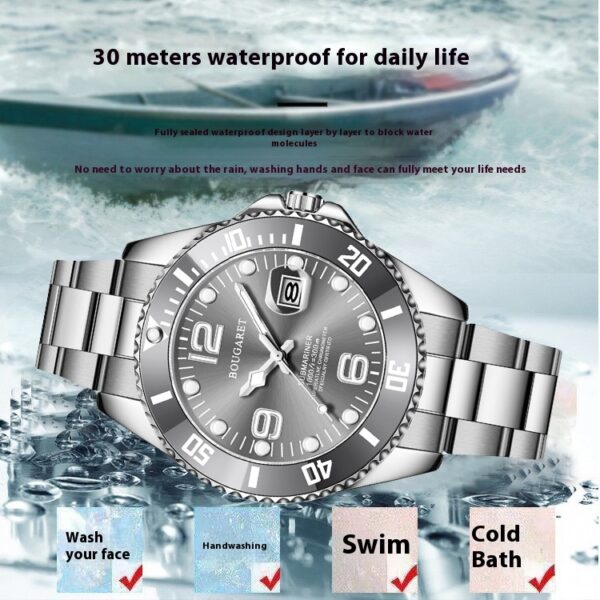 Automatic Anti-fake Waterproof Sports Mechanical Watch – Bild 3