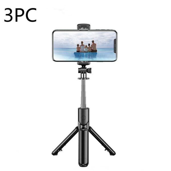 Compatible with Apple, Bluetooth Selfie Stick Mobile Remote Control Tripod – Bild 8