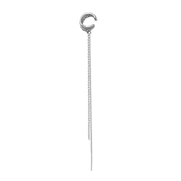 Tassel Chain Long Ear Clip Without Piercing One Style For Dual-wear – Bild 6