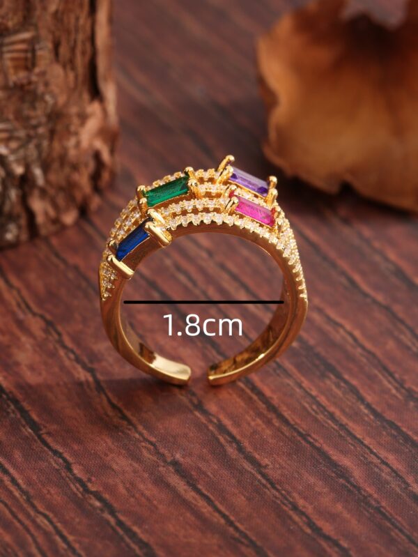 Retro Fashion Zircon Exquisite Ring For Women – Bild 4