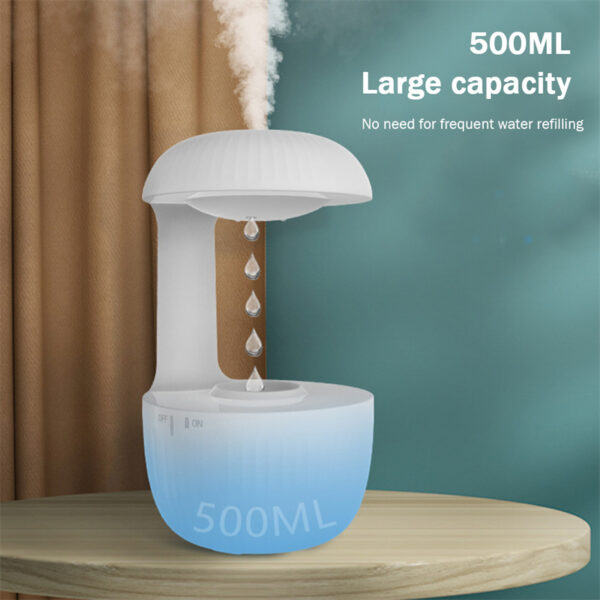 Anti-gravity Air Humidifier Mute Countercurrent Humidifier Levitating Water Drops Cool Mist Maker Fogger Relieve Fatigue – Bild 7