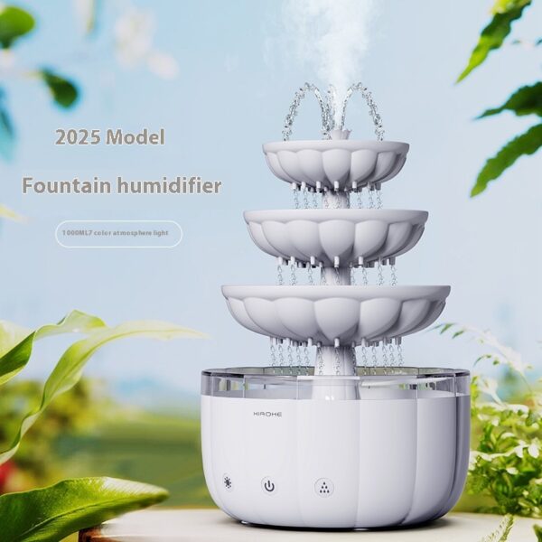 Fountain Water Drop Humidifier Home Office Aroma Diffuser – Bild 5