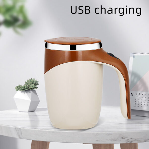 Rechargeable Model Automatic Stirring Cup Coffee Cup High Value Electric Stirring Cup Lazy Milkshake Rotating Magnetic Water Cup – Bild 4