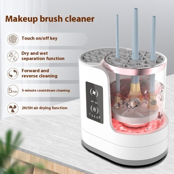 Electric Makeup Brush Cleaner Rechargeable Makeup Brushes Cleaning Tool Automatic Makeup Brush Cleaning Stand Device – Bild 5