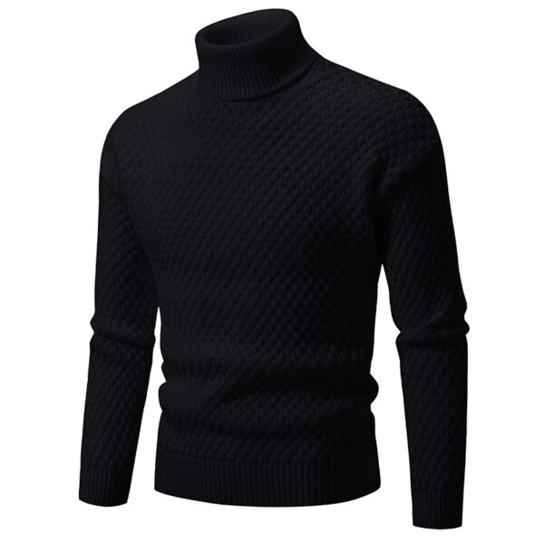 Men's Turtleneck Sweater Knitwear – Bild 4