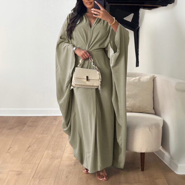 Loose And Elegant Batwing Sleeve Swing Dress Children – Bild 2