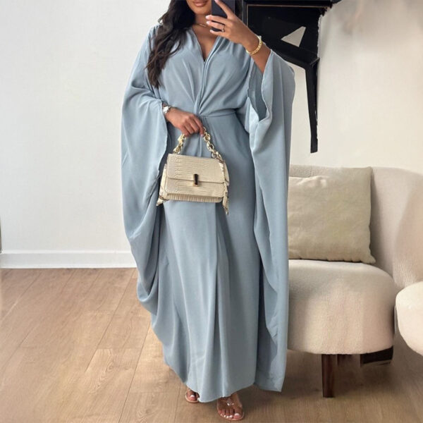 Loose And Elegant Batwing Sleeve Swing Dress Children – Bild 3